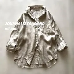 JOURNALSTANDARD relume リネン ビッグ スキッパー シャツ