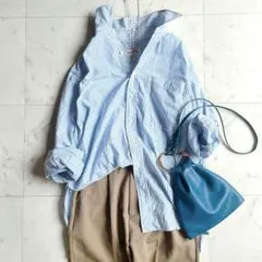 極美品 プラージュ Plage NUANCE シャツ ベージュ 日本製 - メルカリ