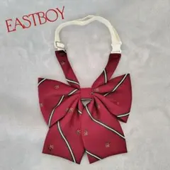 EastBoy ストライプ ボルドー リボンタイ 制服リボン