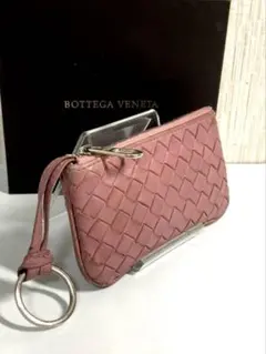 ボッテガヴェネタ　イントレチャート　レザー　カードケース　コインケース