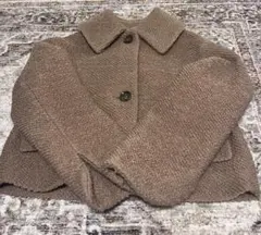 theory luxe ブラウン　ショート丈　コート　38