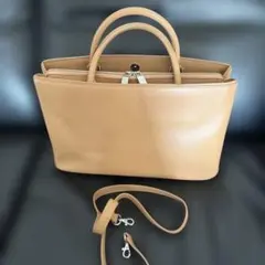 FURLA 2ウェイベージュ ハンドバッグ