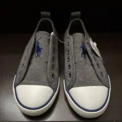 Polo Ralph Lauren グレー スリッポンスニーカー