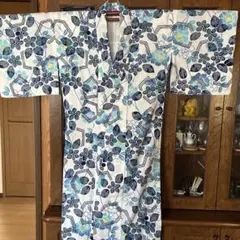 未使用品 浴衣 ハイビスカス柄 黄色 綿100% - メルカリ