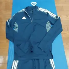 adidas ジャージ 上下セット ネイビー