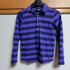 Ralph Lauren ラガーシャツ 140 ストライプ