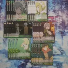 ヴァイスシュヴァルツ ダンまち R 緑セット