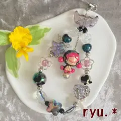 スカルパンダ ビーズストラップ