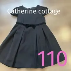 Catherine Cottage 半袖ワンピース 110 【フォーマル】黒