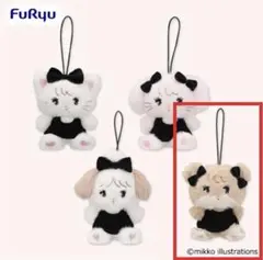 【mikko characters BLACK RIBBON】ラテ マスコット