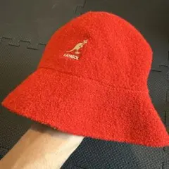 KANGOL バケットハット レッド M
