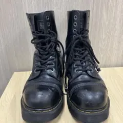 Dr.Martens 10 홀 부츠 스틸 투 블랙 UK7