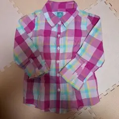 babyGap チェック柄長袖シャツ