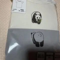 パンダ柄 半袖Tシャツ 110cm 2枚組のサムネイル