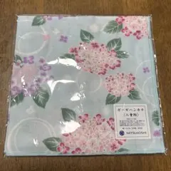 ハンカチ（紫陽花柄）日本橋三越　池坊展　入場プレゼント非売品のサムネイル