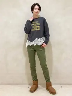SA・RA・RI マックハウス ストレッチパンツ L カジュアルパンツ カーキ