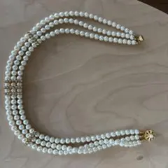 ⭐️美品⭐️ パール ネックレス 多重ストランド
