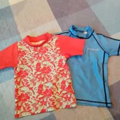 子供用ラッシュガードサイズ　95 と100　2枚セット