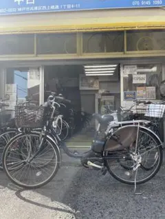 地域限定送料無料 パス ナチュラ 12,3AH 子供乗せ 茶 神戸 電動自転車