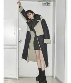 EMODA リバーシブルムートンコート