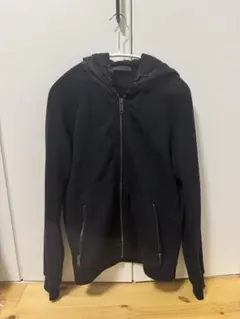 【美品】PRADA ジップアップパーカー ブラック