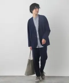 グローバルワーク　ジョーゼットジャケカーデ　イージーパンツセットアップ