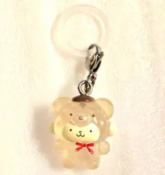 サンリオ　ポムポムプリン　ラテ　めじるしアクセサリー　ガチャ