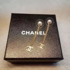 シャネル　CHANEL ロングチェーンピアス商品ナンバー　A26958　ゴールド
