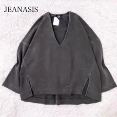 【新品タグ付】JEANASIS ピグメントフカVウラケプルオーバー トレーナーのサムネイル