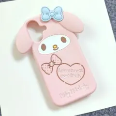 キャラクター　スマホケース　iPhone16　マイメロディ　ピンク