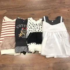 【4点】女の子 80 90 まとめ売り 保育園　春服