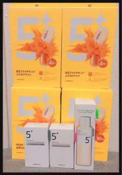 ナンバーズイン　5番白玉グルタチオンCふりかけマスク　セラム　トナー　セット