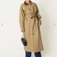 【新品】Spick&Span　トレンチコート　スプリングコート ロング ベージュ スピックアンドスパンコートスプリングコート
