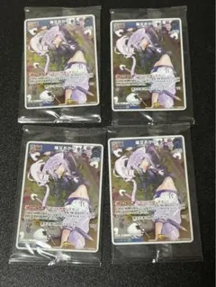 新品 おかゆにゅ〜〜む！ 猫又おかゆ ホロライブカード プロモカード 4枚セット