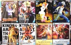 ワンピースフィギュア　8点セット　白ひげ　ロジャー　ルフィ　ロー　ナミ　おでん