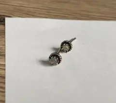 シルバー　オパール　ピアス　シルバーアクセ
