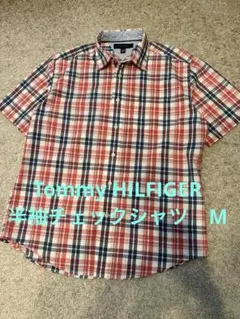 Tommy Hilfiger 半袖チェックシャツ