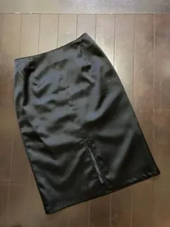 タイトスカート 黒 ひざ丈スカート