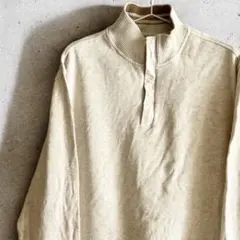 axcess ハーフジップアップ長袖プルオーバー 古着 アメカジ XLサイズ