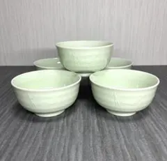 5客 たち吉 橘吉 どんぶり鉢 丼 どんぶり 小丼 青磁 和食 中鉢 茶碗