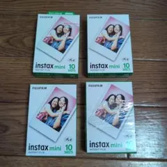 FUJIFILM instax mini フィルム 10枚入り　4個セット　新品