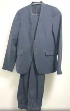 パンツスーツ　上下セット　ネイビー
