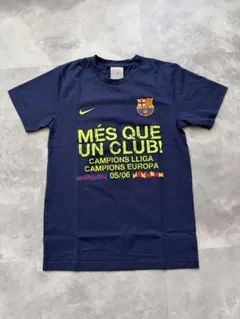 FCバルセロナ 2005-06 欧州CLラ・リーガ優勝記念 Tシャツ メッシ FCバルセロナ 2005-06 欧州CLラ・リーガ優勝記念 Tシャツ メッシ