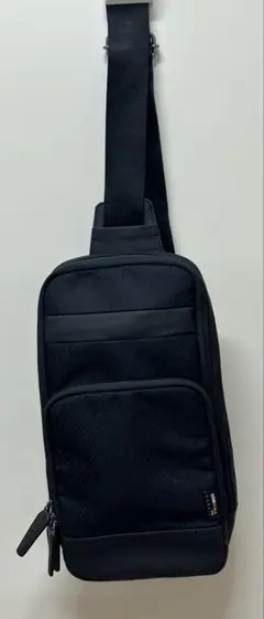 TAKEO KIKUCHIサフィアーノボディバッグCORDURAブラック無地