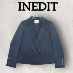 INEDIT テーラードジャケット レディース (36) ネイビー