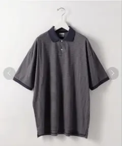 SUVIN BORDER POLOSHIRT -LOOSE/ポロシャツのサムネイル