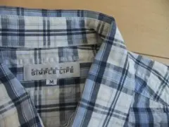 Mサイズ SIMPLE LIFE シンプルライフ サッカー生地 100%綿