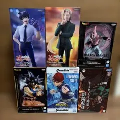 最新アニメフィギュア 6種セット まとめ売り 未開封】人気アニメ・特撮 フィギュア 6種セット - メルカリ