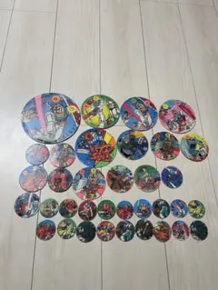 【昭和レトロ】機動戦士ガンダム メンコ 35枚 1980年代