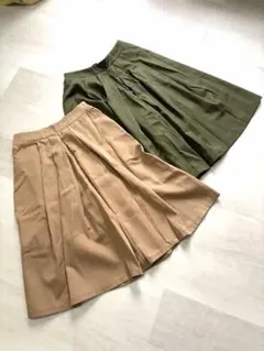 KOBE LETTUCE キュロットスカート 2枚セット